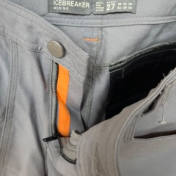 Icebreaker | Grey Merino Wool Blend Hiking Shorts - Picture 7 of 8